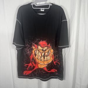 Tasmanian Devil Looney Tunes tshirt vintage Taz graphic‎ tee retro cartoon Y2K